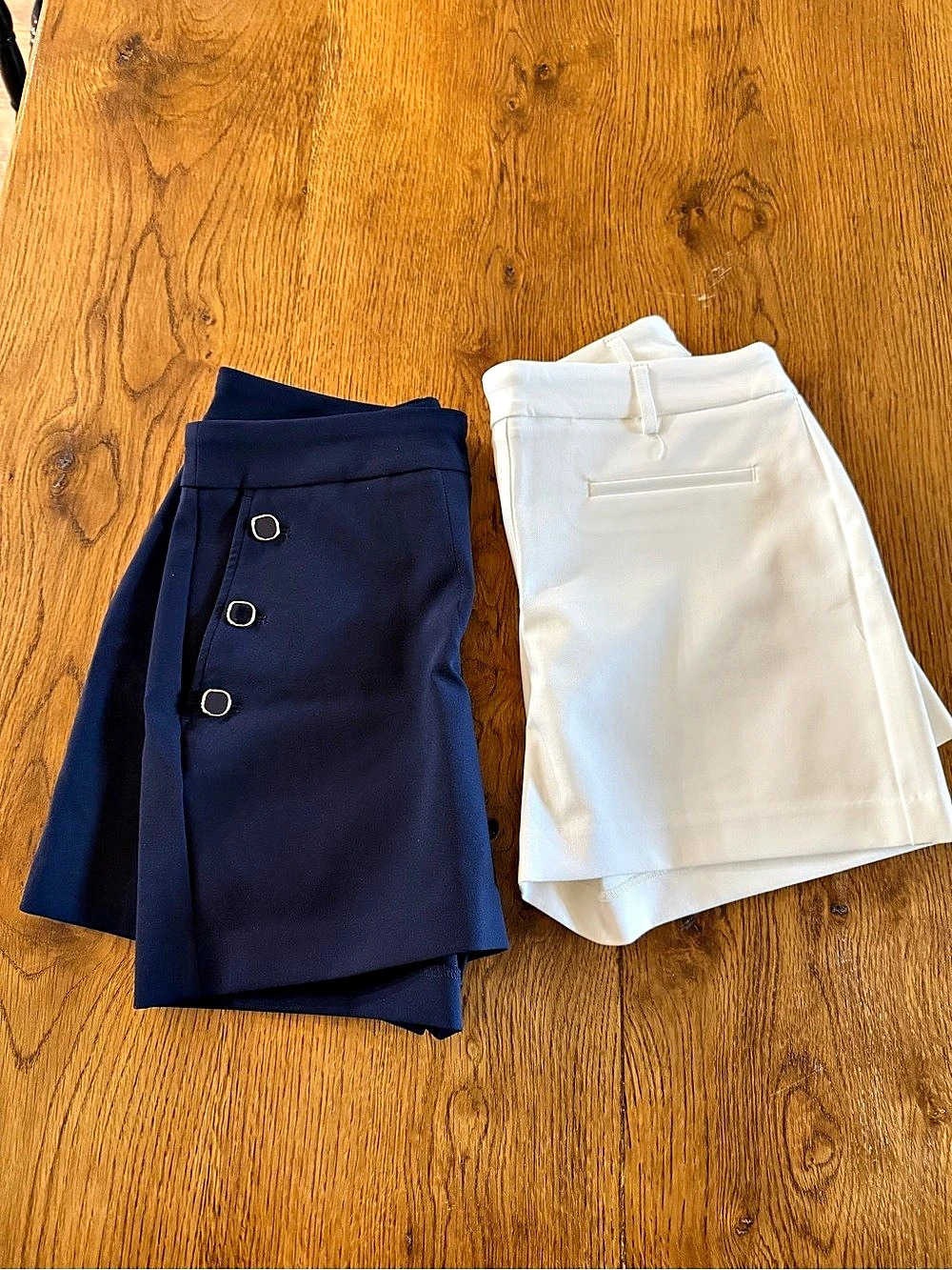 Rachel Zoe Sailor Button Shorts Color Block High Waist Size 6